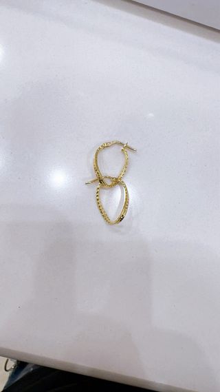 Orecchini Infinito Oro Giallo 18kt 750 diamantati
