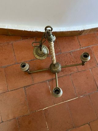 Lámpara de techo de bronce