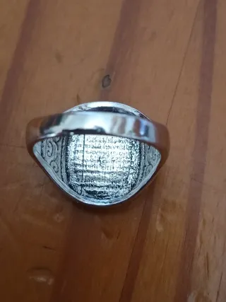 Anillo Mixto Plateado Turquesa