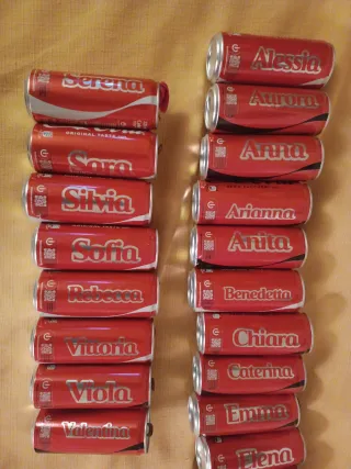 Lattine Coca Cola Vuote Personalizzate