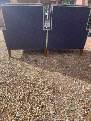 Pareja sillones vintage madera