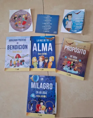 Saga infantil completa – libros + pegatinas + CD