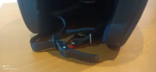 MOTO. Casco de moto estilo retro.