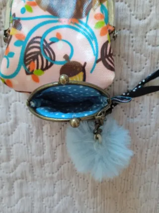 Monederos Kawaii Búho y Gorjuss mariposa