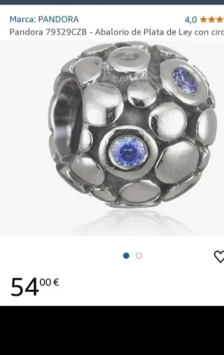Charm Piedras Azules Pandora Original