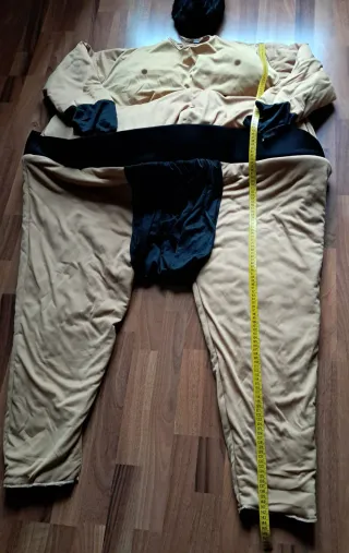 Disfraz Sumo Talla Única (XL) Beige y Negro