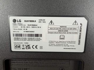 LG SMART TV 55” UHD 4K 55UR78006LK