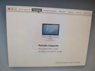 iMac 20 2007 Plata