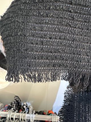 Vestido Pichi Negro Tweed