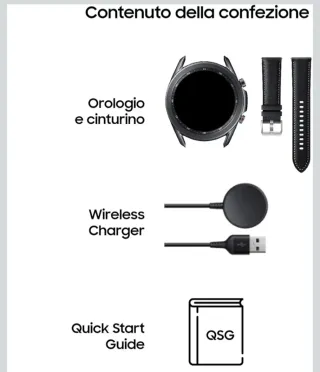 Samsung Galaxy Watch 3 Acciaio Nero Pelle