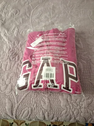 Sudadera GAP cremallera rosa Talla XL