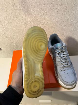 Nike Air Force 1 Talla 40.5 Gris/Blanco