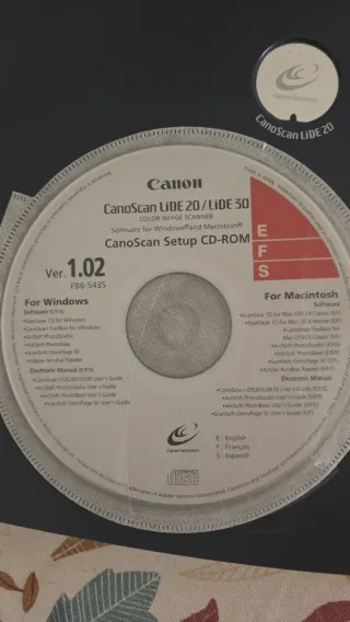 Scanner Canon CanoScan LIDE20 USB