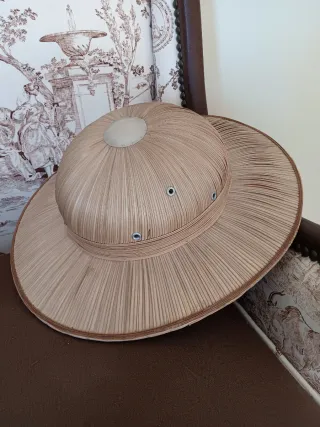 Sombrero Colonial Paja Chino Beige