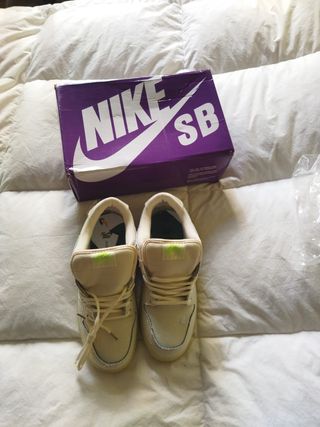 Zapatillas Nike SB Beige/Verde