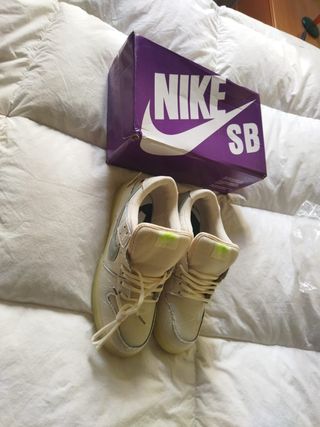 Zapatillas Nike SB Beige/Verde
