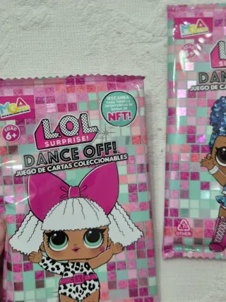 3 Sobres LOL Surprise Dance Off! Cartas NFT