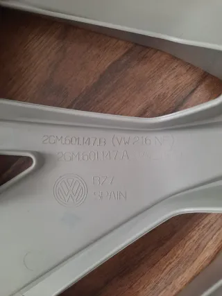 4 uds. Tapacubos Original Volkswagen 16 pulgadas