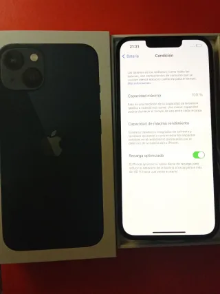 iPhone Negro/nuevo capacidad 128gb batería 100%