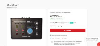 Interfaz de audio  Solid State Logic SSL 2+