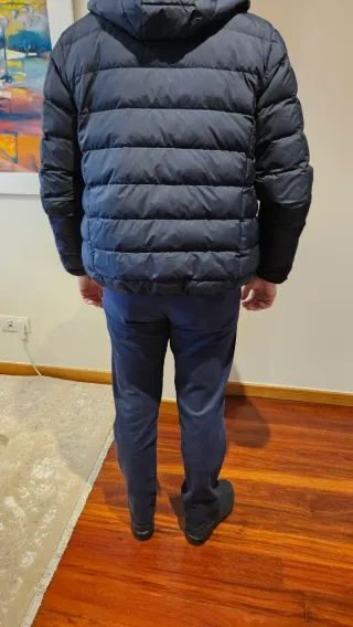 Plumífero Ecoalf Marino. La cremallera no funciona