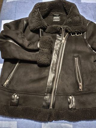 Cazadora Zara Negra Mujer Talla XXL