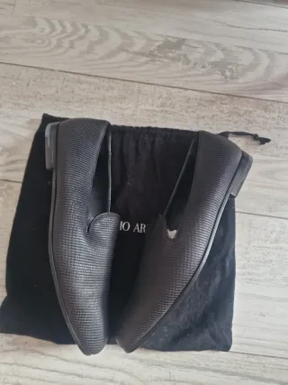 Zapatos Giorgio Armani Negros/Grises