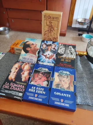 Lote Películas VHS: El Quijote, James Dean...