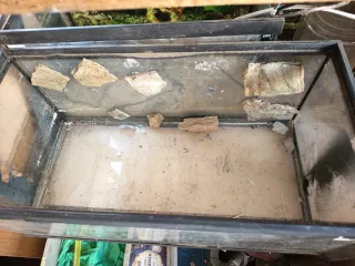 Urna de cristal para acuario