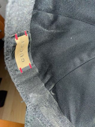 Gorra Gucci Negra GG Canvas