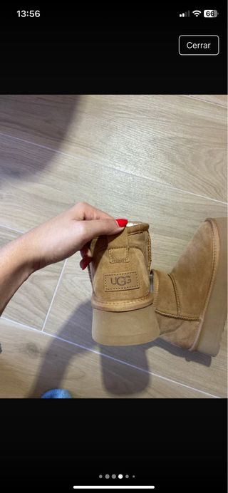 Botines estilo UGG marrones