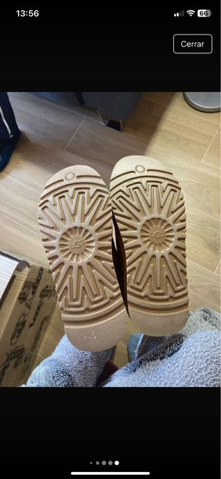 Botines estilo UGG marrones