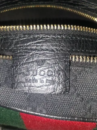 Bolso Gucci Horsebit GG Canvas Negro