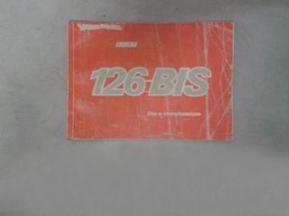 Libretto Uso e Manutenzione Fiat 126 Bis