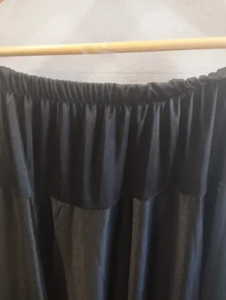 Falda flamenca negra talla única