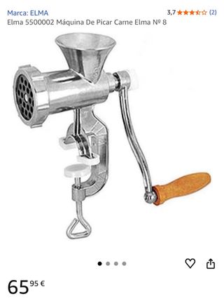 Picadora de carne manual Elma