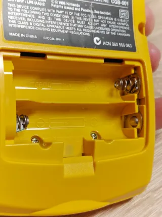 Nintendo Game Boy Color Amarillo americana