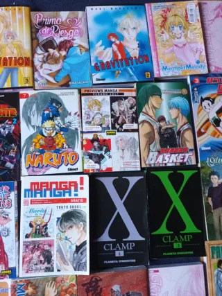 Anime naruto, gravitation, clamp