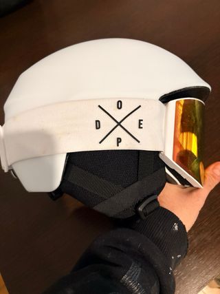 Tabla Snowboard con Fijaciones + Gafas y Cascos.