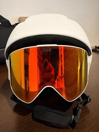 Tabla Snowboard con Fijaciones + Gafas y Cascos.