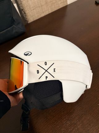 Tabla Snowboard con Fijaciones + Gafas y Cascos.