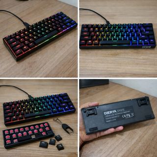 Teclado Mecánico Gaming Dierya DK61E RGB