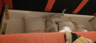 Sofá Cama 3 Plazas IKEA FRIHETEN Naranja