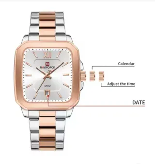 Reloj Naviforce Hombre Oro y Plata