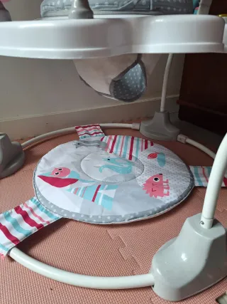 Saltador para bebé con música y luces