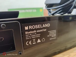 Barra de Sonido bluetooth Roseland RS-910 Negra