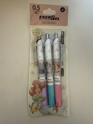 Bolígrafos Disney La Sirenita (Japón)