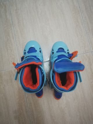 Patines Megaventura 3 Ruedas Azul Talla XS