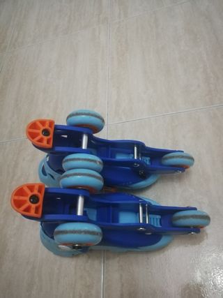 Patines Megaventura 3 Ruedas Azul Talla XS