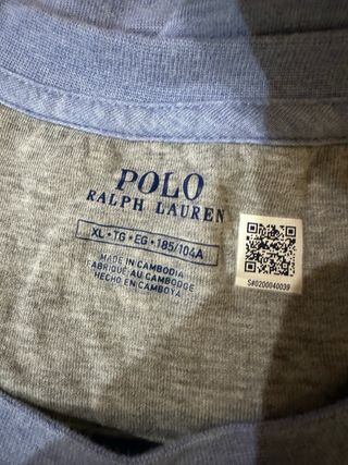 Sudadera Ralph Lauren Bordado Azul Claro